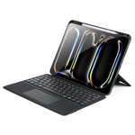 DUX DUCIS DK 系列背光磁吸無線鍵盤素皮平板保護套，適用於 iPad Pro 13 2025 / 2024，適用於 iPad Pro 11 2025 / 2024，適用於 iPad 2025 / 2022，適用於 iPad Air 11 2025 / 2024，適用於 iPad Air 13 2025 / 2024