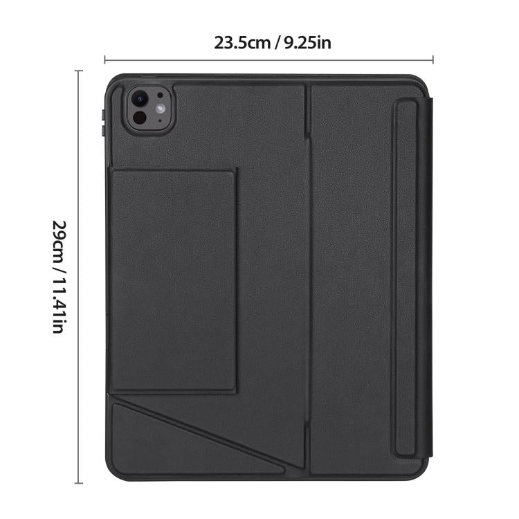 DUX DUCIS DK 系列背光磁吸無線鍵盤素皮平板保護套，適用於 iPad Pro 13 2025 / 2024，適用於 iPad Pro 11 2025 / 2024，適用於 iPad 2025 / 2022，適用於 iPad Air 11 2025 / 2024，適用於 iPad Air 13 2025 / 2024