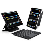 DUX DUCIS DK 系列背光磁吸無線鍵盤素皮平板保護套，適用於 iPad Pro 13 2025 / 2024，適用於 iPad Pro 11 2025 / 2024，適用於 iPad 2025 / 2022，適用於 iPad Air 11 2025 / 2024，適用於 iPad Air 13 2025 / 2024