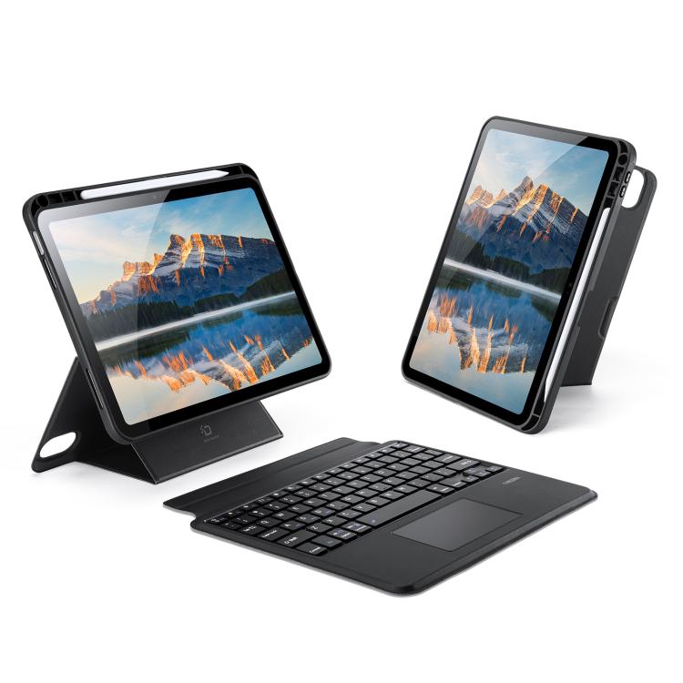 DUX DUCIS DK 系列背光磁吸無線鍵盤素皮平板保護套，適用於 iPad Pro 13 2025 / 2024，適用於 iPad Pro 11 2025 / 2024，適用於 iPad 2025 / 2022，適用於 iPad Air 11 2025 / 2024，適用於 iPad Air 13 2025 / 2024