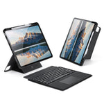 DUX DUCIS DK 系列背光磁吸無線鍵盤素皮平板保護套，適用於 iPad Pro 13 2025 / 2024，適用於 iPad Pro 11 2025 / 2024，適用於 iPad 2025 / 2022，適用於 iPad Air 11 2025 / 2024，適用於 iPad Air 13 2025 / 2024