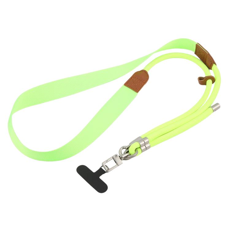 聚酯繩拼接可調節斜背手機掛繩