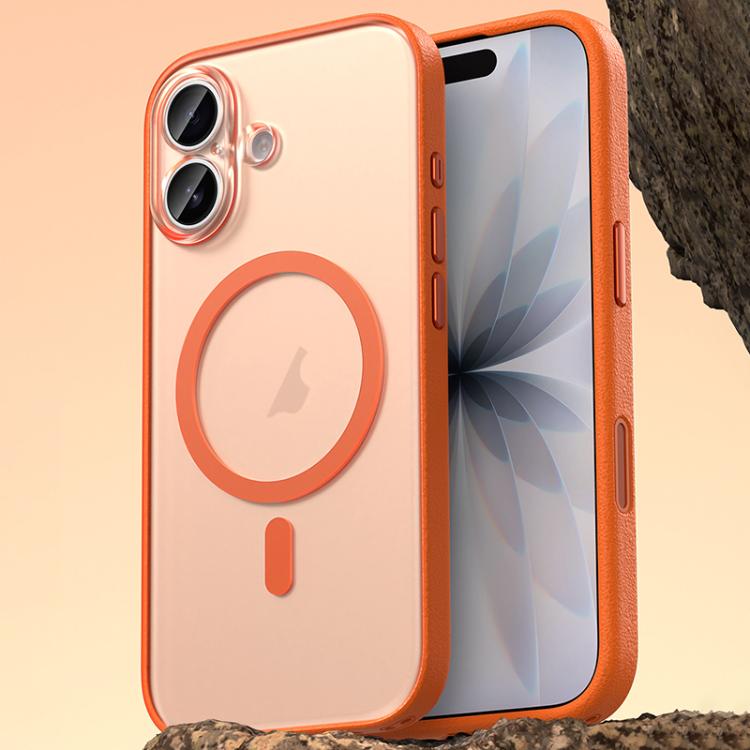 素食皮革磁吸手機殼，適用於 iPhone 17 Pro Max、iPhone 17 Pro、iPhone 17