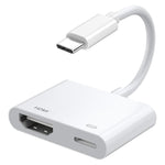 USB-C/Type-C 轉 HDMI+USB-C/Type-C 4K/60HZ 數位 AV 轉接器，Type-C 4K/60HZ