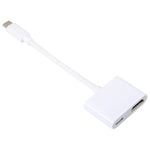 USB-C/Type-C 轉 HDMI+USB-C/Type-C 4K/60HZ 數位 AV 轉接器，Type-C 4K/60HZ