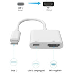 USB-C/Type-C 轉 HDMI+USB-C/Type-C 4K/60HZ 數位 AV 轉接器，Type-C 4K/60HZ