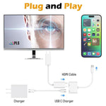 USB-C/Type-C 轉 HDMI+USB-C/Type-C 4K/60HZ 數位 AV 轉接器，Type-C 4K/60HZ