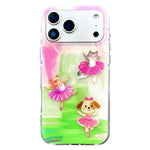 圓角 IMD 圖案 TPU 手機殼，適用於 iPhone 17 Pro Max、iPhone 17 Pro、iPhone 17