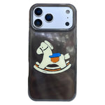 圓角 IMD 圖案 TPU 手機殼，適用於 iPhone 17 Pro Max、iPhone 17 Pro、iPhone 17
