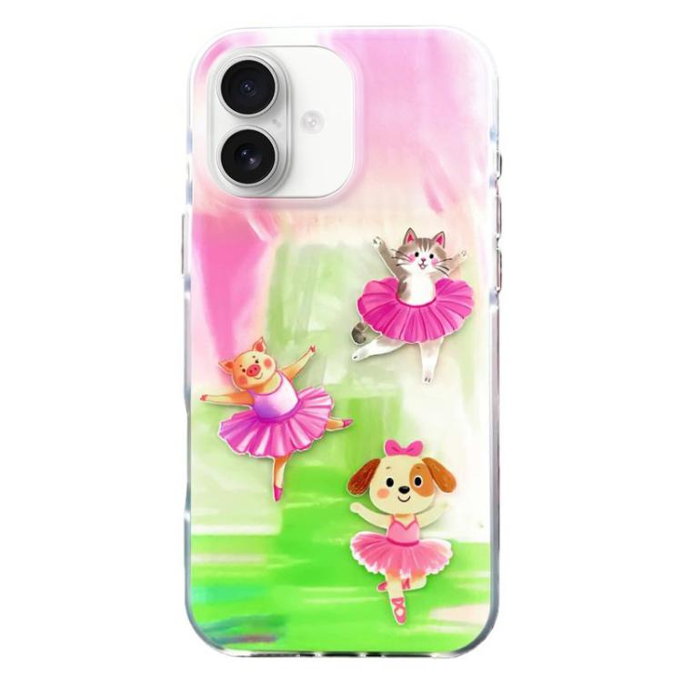 Rounded Edge IMD Pattern TPU Phone Case, For iPhone 17 Pro Max, For iPhone 17 Pro, For iPhone 17