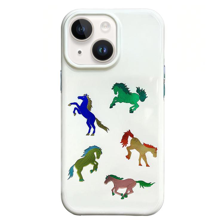 Rounded Edge IMD Pattern TPU Phone Case, For iPhone 15 Pro Max, For iPhone 15 Pro, For iPhone 15
