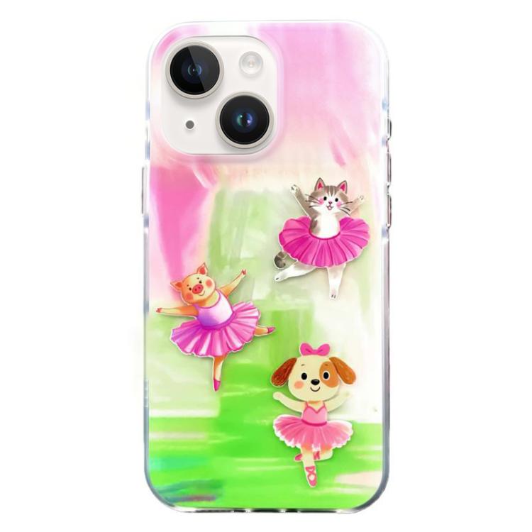 圓角 IMD 圖案 TPU 手機殼，適用於 iPhone 14、iPhone 14 Pro、iPhone 14 Pro Max