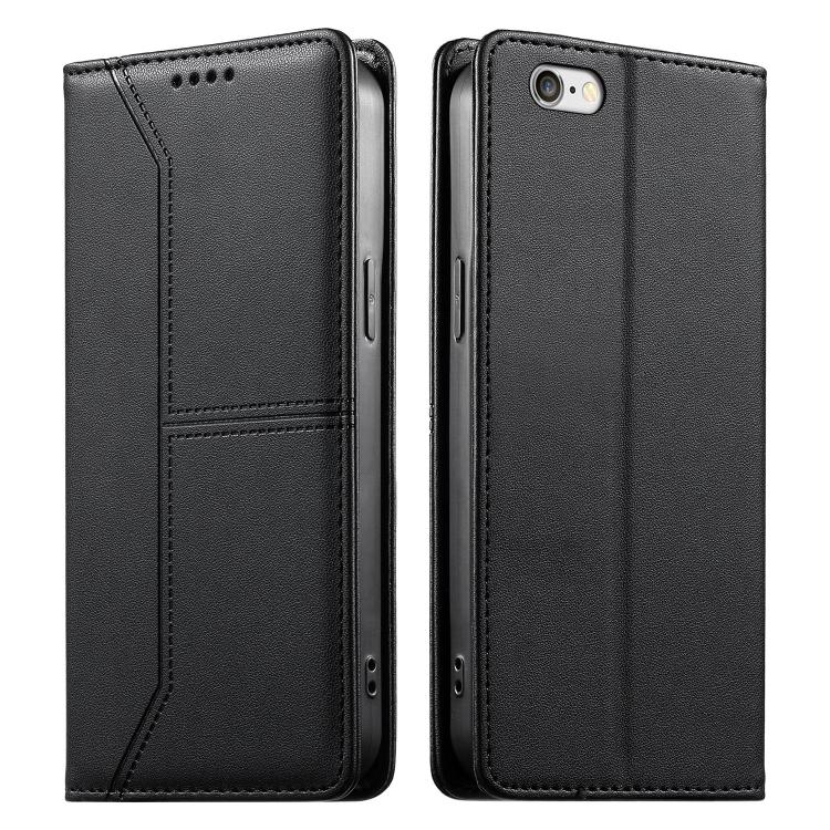 縫線磁吸RFID素食皮革手機殼，適用於iPhone X / XS、iPhone XR、iPhone XS Max、iPhone 8 Plus / 7 Plus