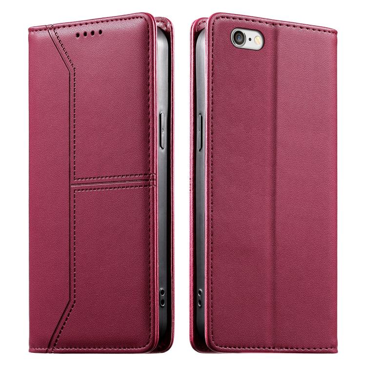 縫線磁吸RFID素食皮革手機殼，適用於iPhone X / XS、iPhone XR、iPhone XS Max、iPhone 8 Plus / 7 Plus