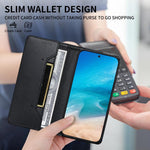 縫線磁吸RFID素食皮革手機殼，適用於iPhone X / XS、iPhone XR、iPhone XS Max、iPhone 8 Plus / 7 Plus