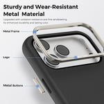 Mocome 素色磁吸防震手機殼，適用於 iPhone 17 Pro Max、iPhone 17 Pro