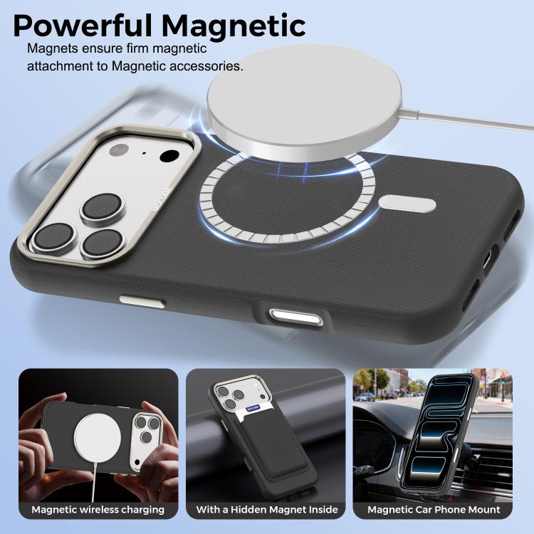 Mocome 素色磁吸防震手機殼，適用於 iPhone 17 Pro Max、iPhone 17 Pro