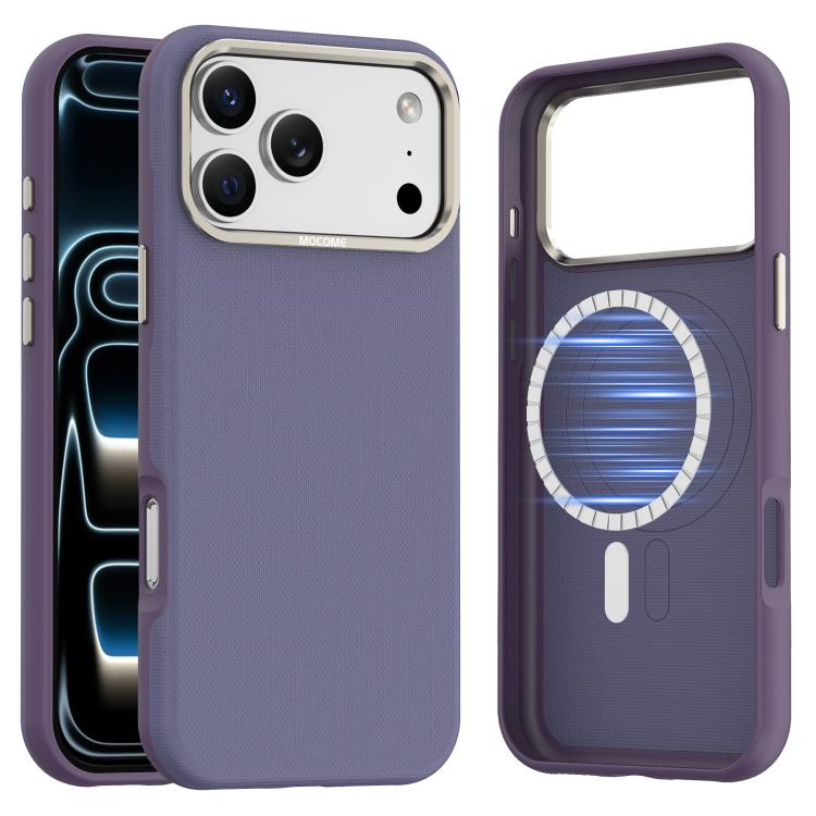 Mocome 素色磁吸防震手機殼，適用於 iPhone 17 Pro Max、iPhone 17 Pro