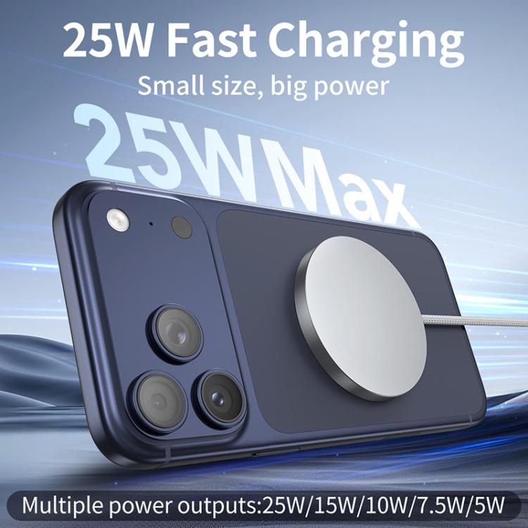 QI2 25W USB-C / Type-C 介面便攜磁吸無線充電器