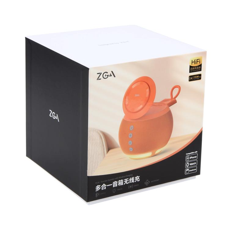 ZGA WX08 多功能藍牙喇叭 15W 無線手機手錶充電器，WX08