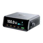 WXL-60D 2.3吋智慧顯示 GaN 高功率桌面充電站，WXL-60D