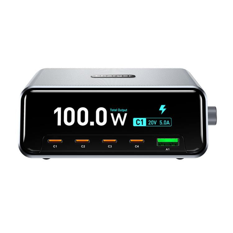 WXL-60D 2.3吋智慧顯示 GaN 高功率桌面充電站，WXL-60D
