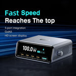WXL-60D 2.3吋智慧顯示 GaN 高功率桌面充電站，WXL-60D