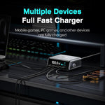 WXL-60D 2.3吋智慧顯示 GaN 高功率桌面充電站，WXL-60D