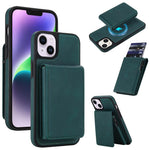 復古仿皮可拆卸彈簧卡包磁吸 RFID 手機殼，適用於 iPhone 17e / 16e、iPhone 17 Pro Max、iPhone 17 Pro、iPhone 15 Plus、iPhone 15、iPhone 14 Plus、iPhone 14 / 13、iPhone 12 / 12 Pro