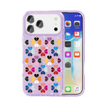 Glittering Crystal Red Heart Pattern Phone Case, For iPhone 18 Pro / 17 Pro, For iPhone 18 Pro Max / 17 Pro Max