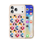閃亮水晶紅心圖案手機殼，適用於 iPhone 17 Pro Max、iPhone 17 Pro