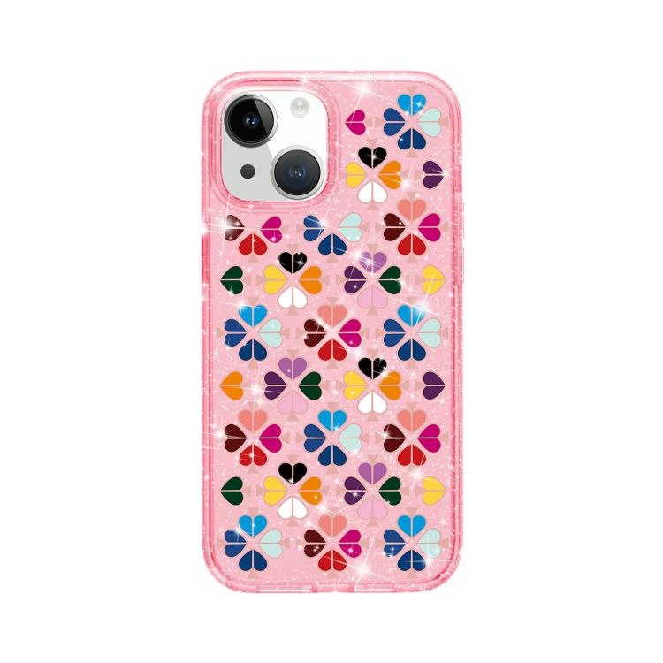 閃亮水晶紅心圖案手機殼，適用 iPhone 15、iPhone 14 Plus、iPhone 14、iPhone 14 Pro、iPhone 14 Pro Max、iPhone 13 Pro Max、iPhone 13 Pro、iPhone 13