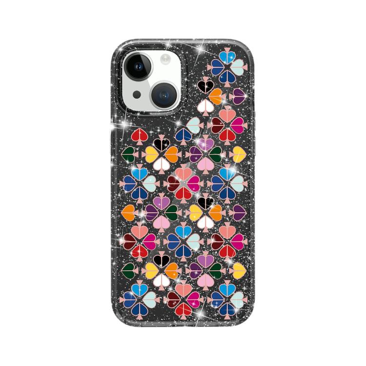 閃亮水晶紅心圖案手機殼，適用 iPhone 15、iPhone 14 Plus、iPhone 14、iPhone 14 Pro、iPhone 14 Pro Max、iPhone 13 Pro Max、iPhone 13 Pro、iPhone 13