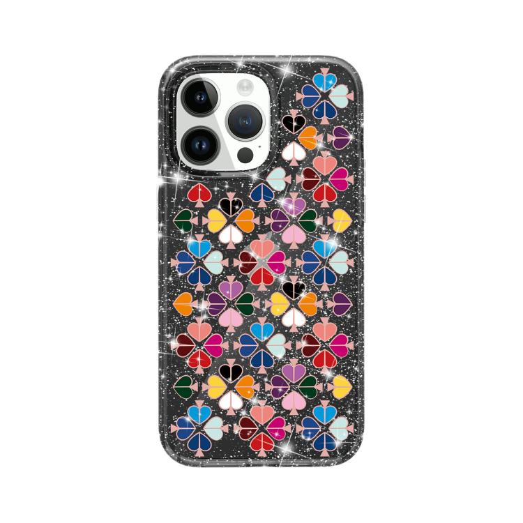 閃亮水晶紅心圖案手機殼，適用 iPhone 15、iPhone 14 Plus、iPhone 14、iPhone 14 Pro、iPhone 14 Pro Max、iPhone 13 Pro Max、iPhone 13 Pro、iPhone 13