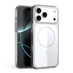 半透明PC磁吸防震手機殼，適用於iPhone 17 Pro Max、iPhone 17 Pro