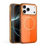 半透明PC磁吸防震手機殼，適用於iPhone 17 Pro Max、iPhone 17 Pro