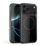 半透明PC磁吸防震手機殼，適用於iPhone 17 Pro Max、iPhone 17 Pro