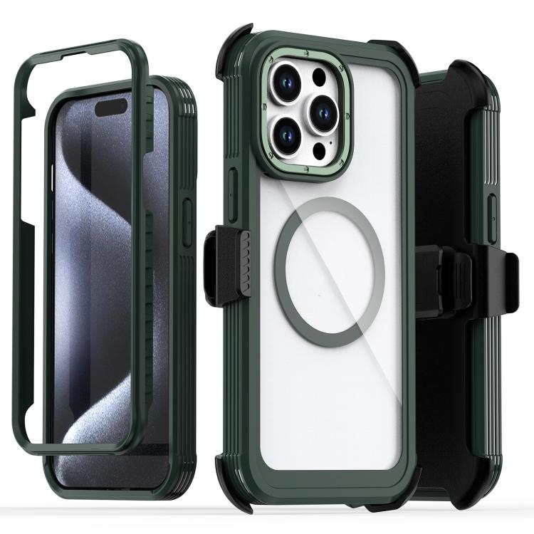 壓克力全覆蓋磁吸手機殼附背夾，適用 iPhone 14 / 13，iPhone 14 Pro，iPhone 14 Pro Max，iPhone 13 Pro Max，iPhone 13 Pro，iPhone 12 / 12 Pro