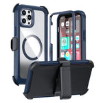 壓克力全覆蓋磁吸手機殼附背夾，適用 iPhone 14 / 13，iPhone 14 Pro，iPhone 14 Pro Max，iPhone 13 Pro Max，iPhone 13 Pro，iPhone 12 / 12 Pro