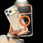CICI-CITY 自我修復透明IMD磁吸手機殼，適用於iPhone 17 Pro Max、iPhone 17 Pro