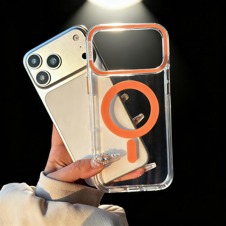 CICI-CITY 自我修復透明IMD磁吸手機殼，適用於iPhone 17 Pro Max、iPhone 17 Pro