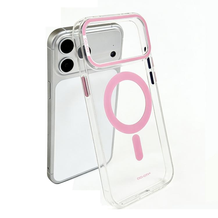 CICI-CITY 自我修復透明IMD磁吸手機殼，適用於iPhone 17 Pro Max、iPhone 17 Pro