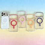 CICI-CITY 自我修復透明IMD磁吸手機殼，適用於iPhone 17 Pro Max、iPhone 17 Pro