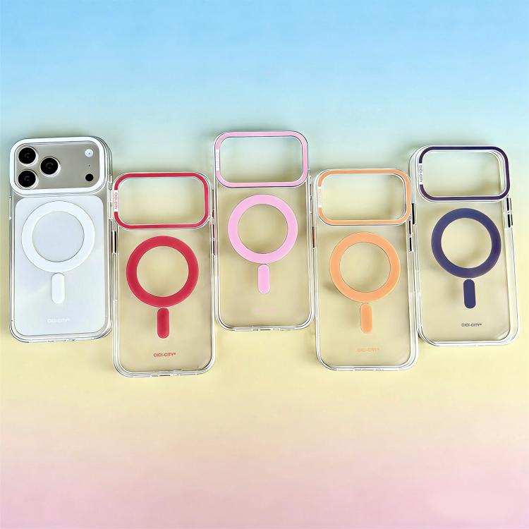 CICI-CITY 自我修復透明IMD磁吸手機殼，適用於iPhone 17 Pro Max、iPhone 17 Pro