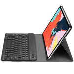 A098 可拆式超薄 ABS 藍牙鍵盤保護殼，適用於 iPad Air 4 / Air 5 / Pro 11 吋 2022 / 2021 / 2020 / 2018，附支架，A098