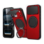 ShellGod 磁吸旋轉支架鏡頭保護PC TPU混合手機殼，適用於iPhone 17 Pro Max、iPhone 17 Pro