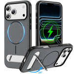 雙色仿原裝磁吸手機殼附支架，適用於 iPhone 17 Pro Max、iPhone 17 Pro
