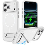雙色仿原裝磁吸手機殼附支架，適用於 iPhone 17 Pro Max、iPhone 17 Pro