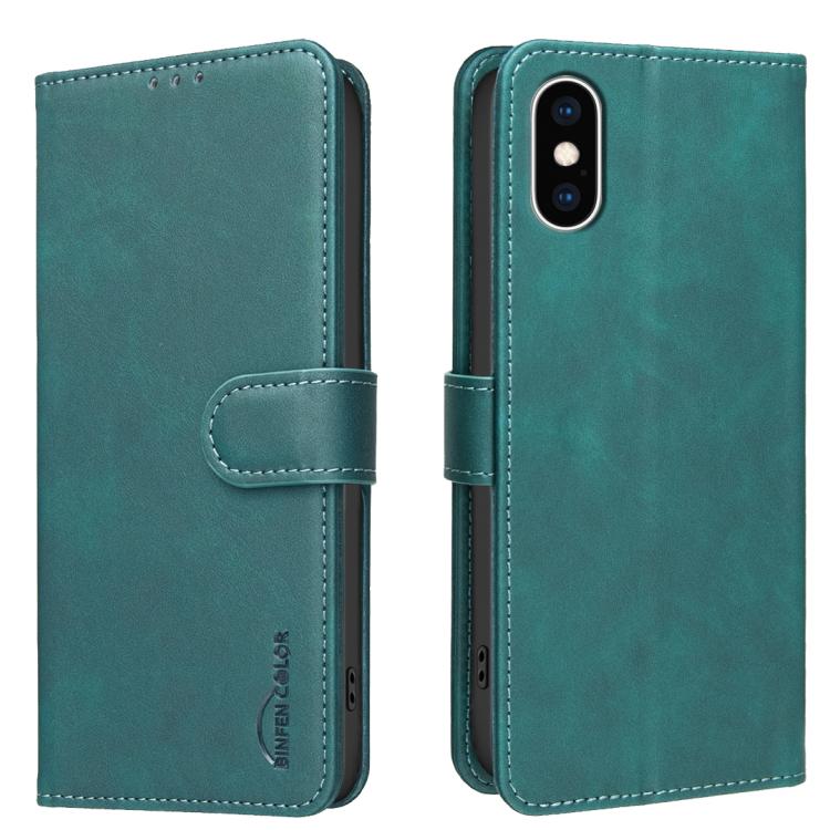 純色小牛皮紋理 RFID 素皮手機殼，適用於 iPhone XS Max、iPhone 6 Plus/7 Plus/8 Plus、iPhone 6 / 7 / 8