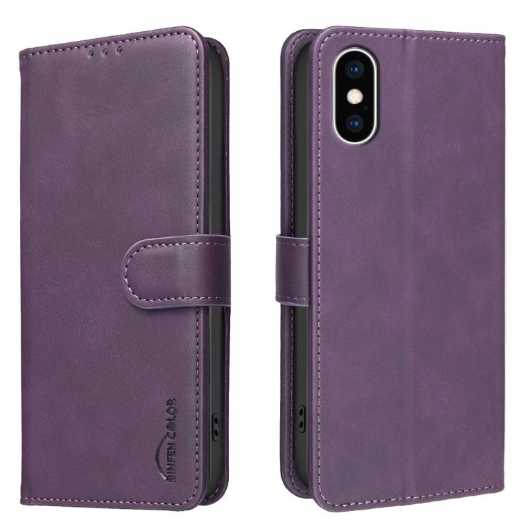純色小牛皮紋理 RFID 素皮手機殼，適用於 iPhone XS Max、iPhone 6 Plus/7 Plus/8 Plus、iPhone 6 / 7 / 8